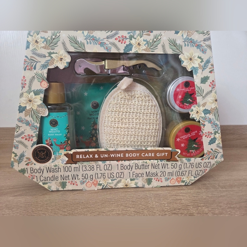 Relax & Un-wine Body Care Gift Set NEW